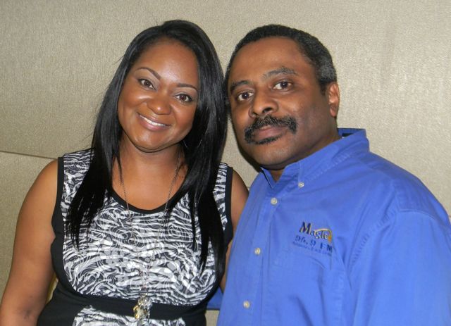 Mike Roberts With Gospel Artist Gail Holmes