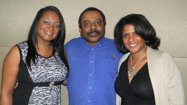 Mike Roberts With Gospel Artist Gail Holmes & Music Exec April Washington