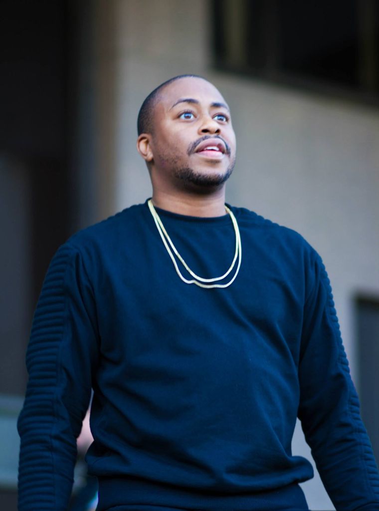 Raheem DeVaughn performs at Dr. Cathy Hughes wax figure unveiling