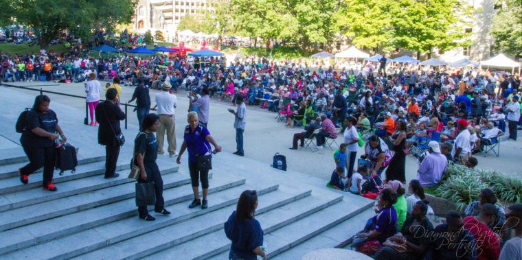 Dr. Cathy Hughes wax figure unveiling