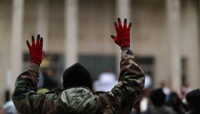 Freddie Gray hands up protests