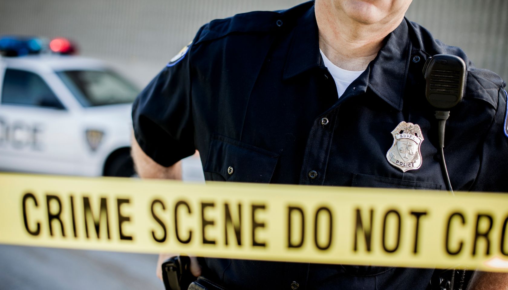 Police Detective at Crime Scene