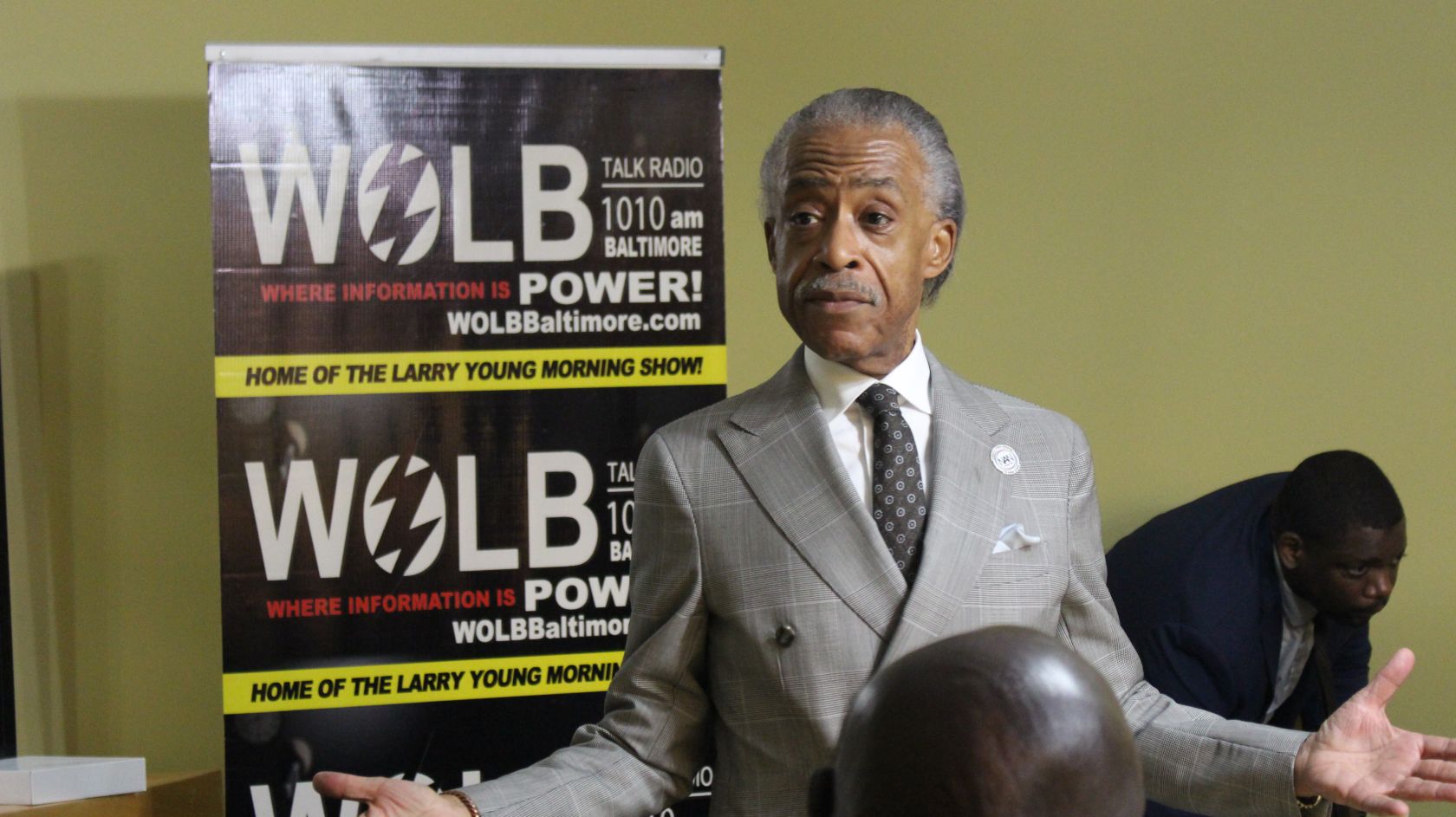 Al Sharpton at WOLB