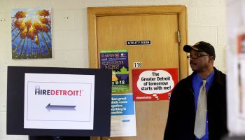 Job Seekers Look For Work At Career Fair In Detroit