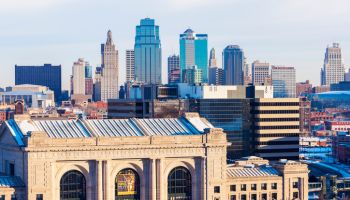 Kansas City panorama with Union Station