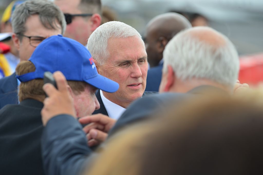 U.S. Vice President Mike Pence Air Force Two arrival