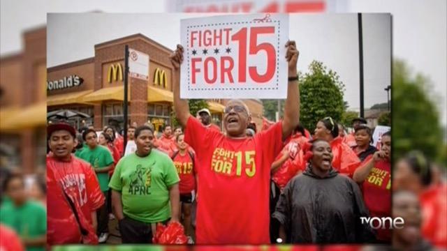 #BlackWorkMatters: Workers Across America Protest To Raise Minimum Wage To $15