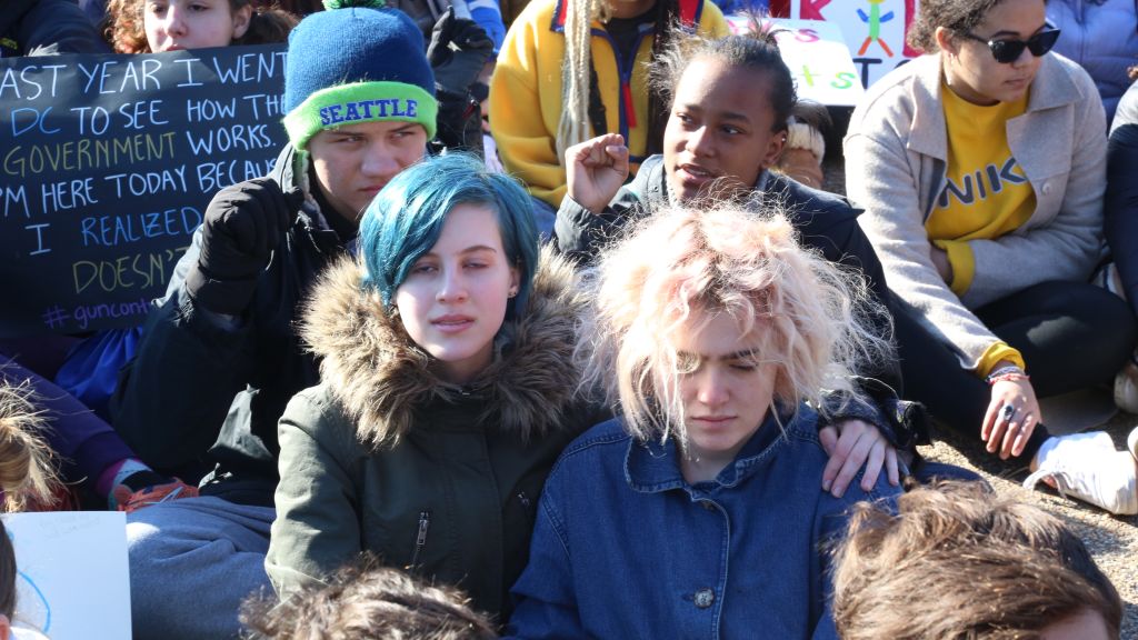 Students Protest For National Walkout Day