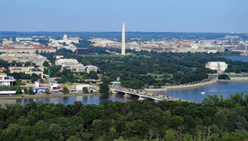 Panoramic Aerial View of Washington DC