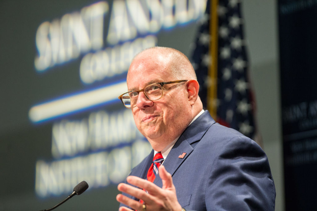 GOP MD Governor Larry Hogan Speaks In NH As He Mulls Presidential Run