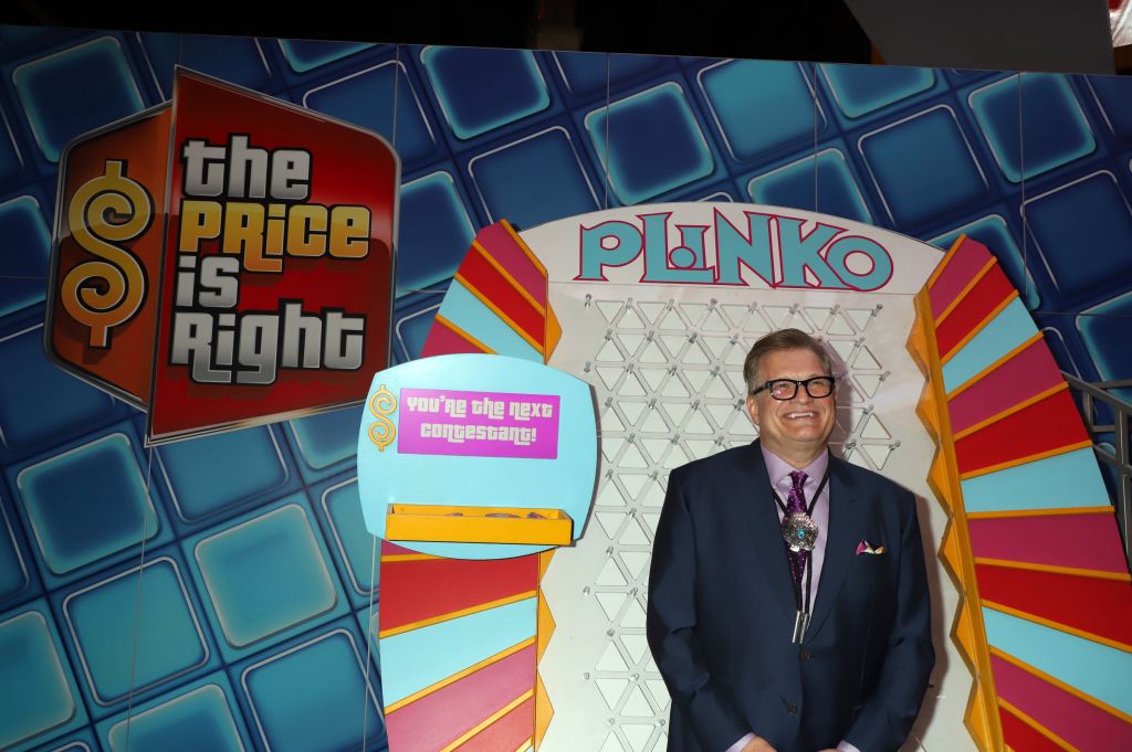 Drew Carey unveils 'Price Is Right' slot machines at the Global Gaming Expo in Las Vegas