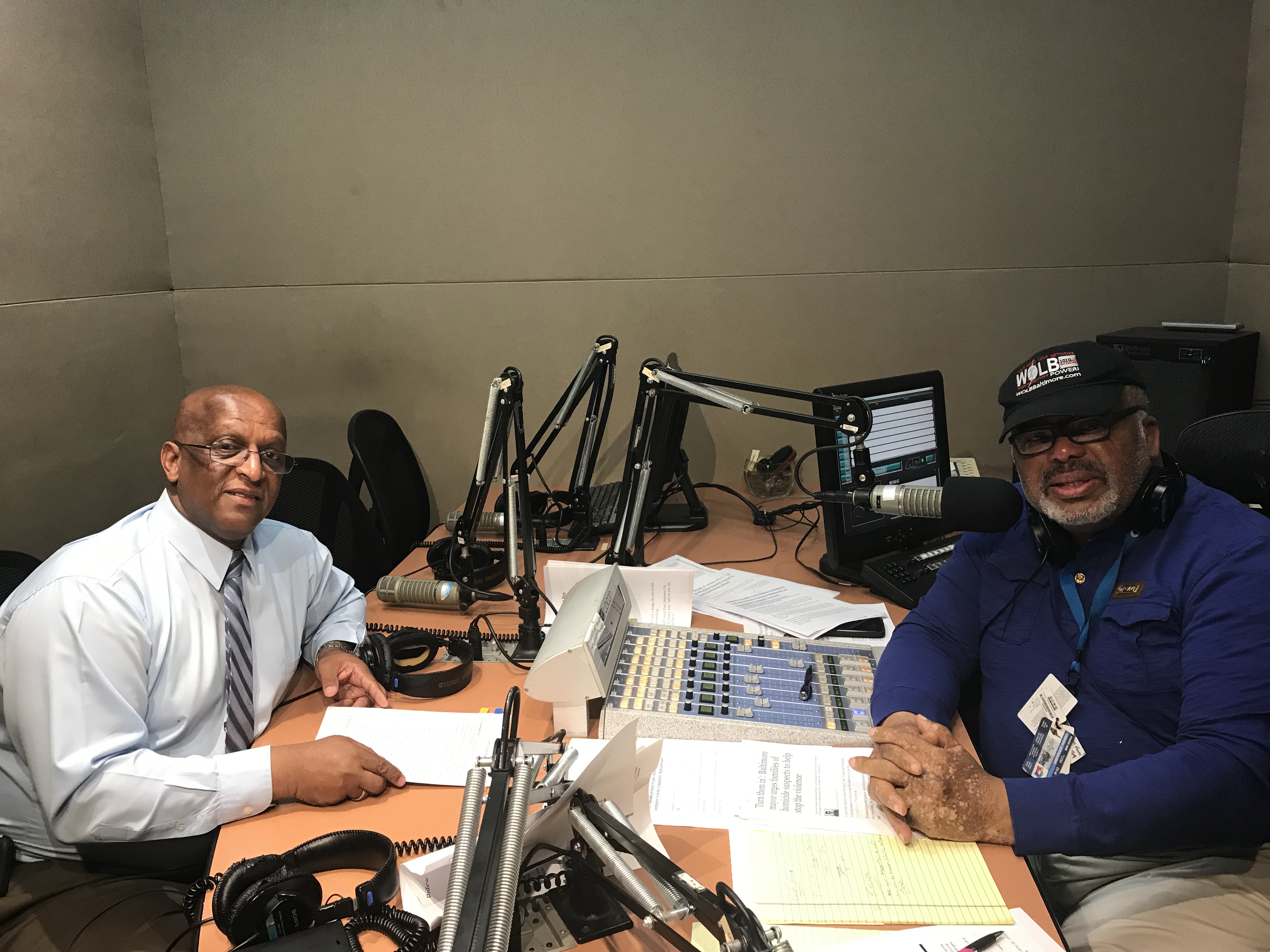 Larry Young and Mayor Jack Young