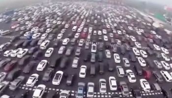 Traffic Jam In China