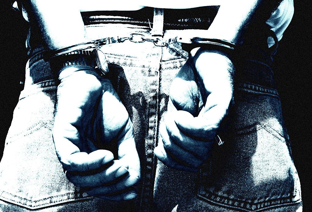 Generic handcuffs, hand cuffs, image, 8 December 1999. AFR Picture by MICHELE M