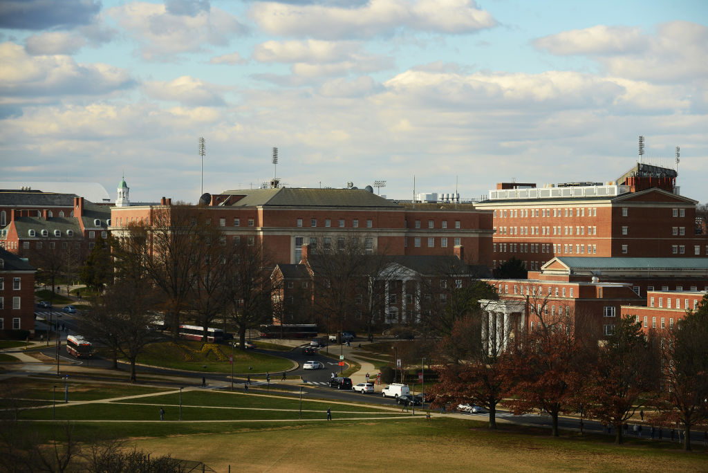 COLLEGE PARK, MD - DECEMBER 6: The campus of the University of