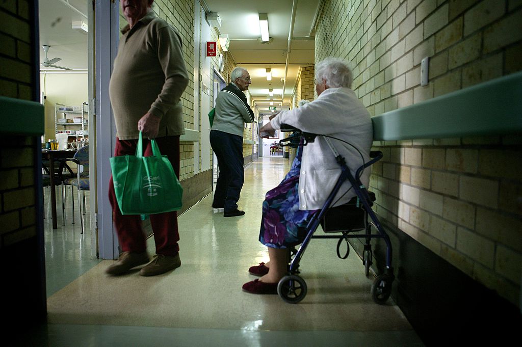 Patients in a nursing home, 5 July 2006. AFR Picture by LOUISE KENNERLEY