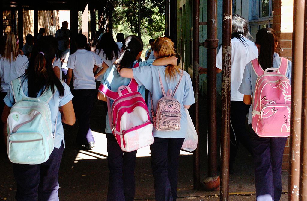 Students at Kingsgrove High School, which has a seen an increase in the number o