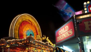 Amusement park at the Maryland State Fair, Timonium MD