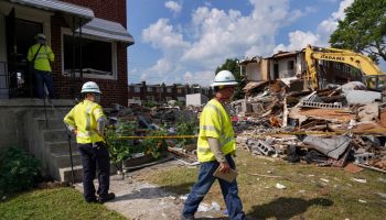 Baltimore Rowhouse Explosion Aftermath