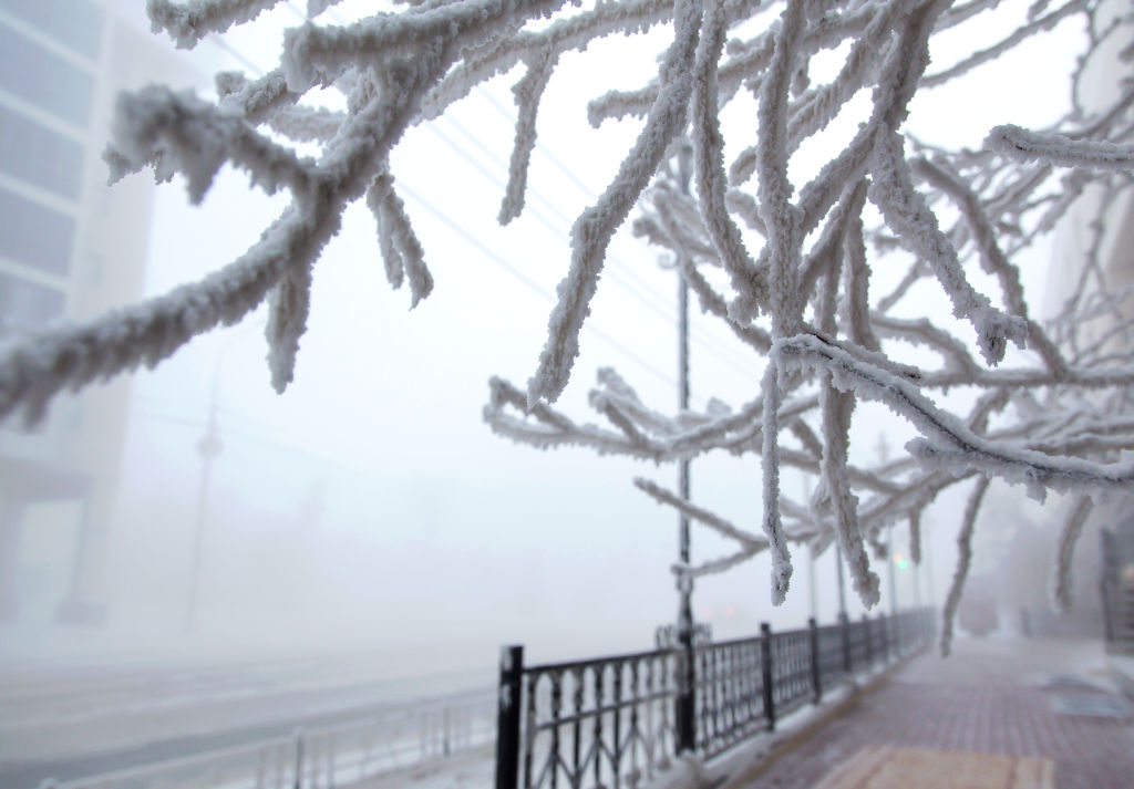 Winter in Yakutsk, Russia