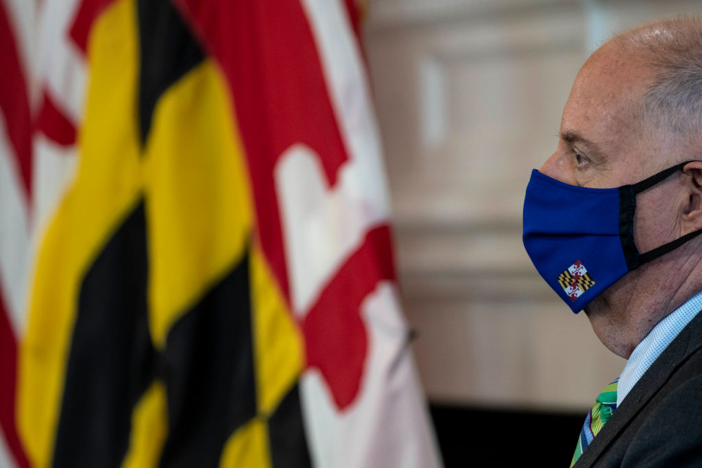 Hogan holds press briefing about vaccine distribution in Maryland