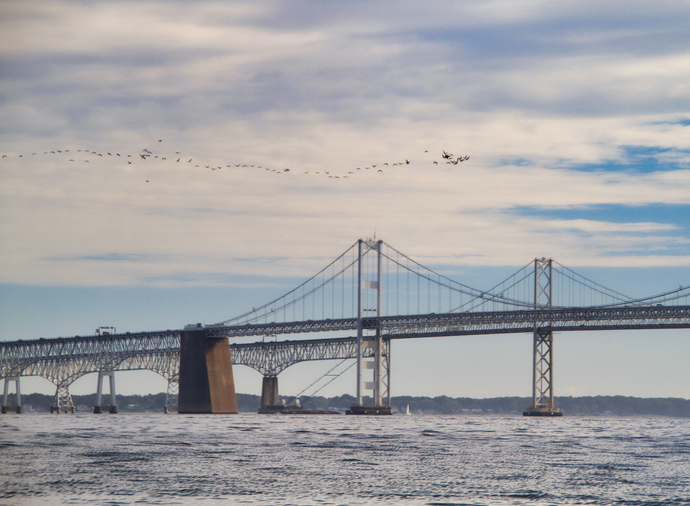 Chesapeake Bay Bridge in Maryland