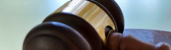 judge’s traditional wooden gavel