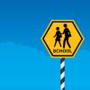 School Zone Crossing Sign