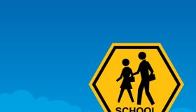 School Zone Crossing Sign