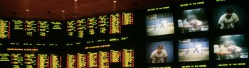 Sports Gamblers Betting at Casino Lounge