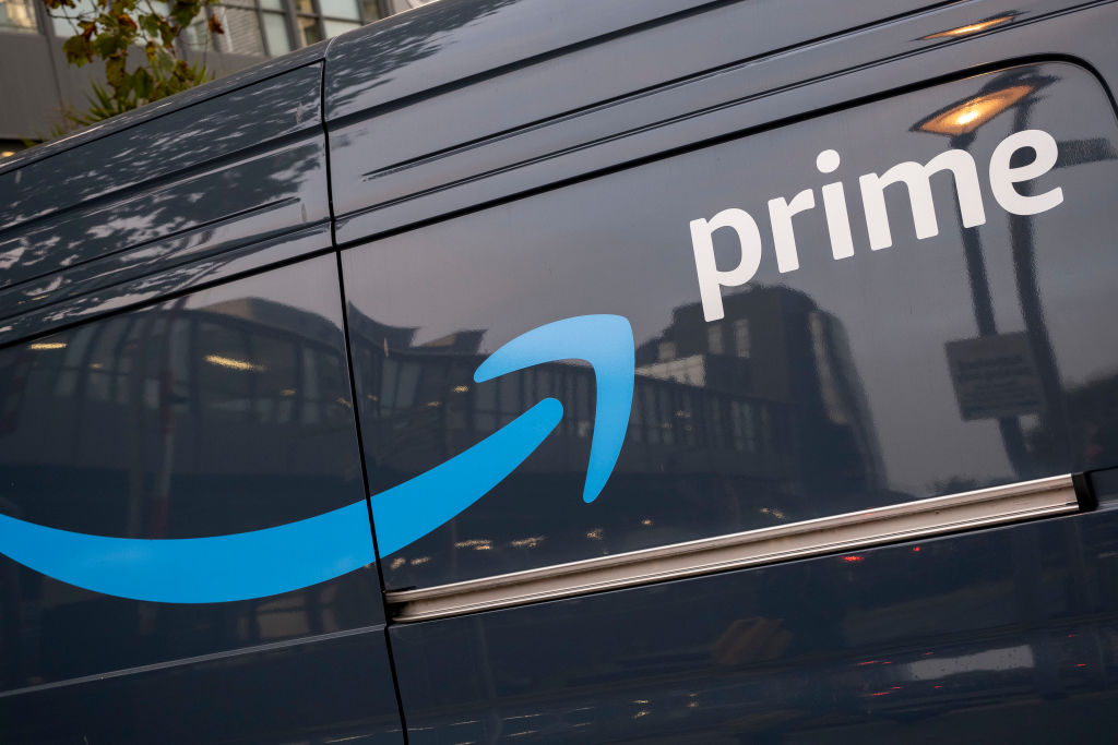 Amazon Prime Tick Van In London