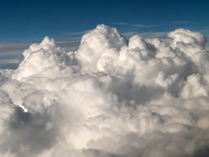 Aerial view of storm clouds 3