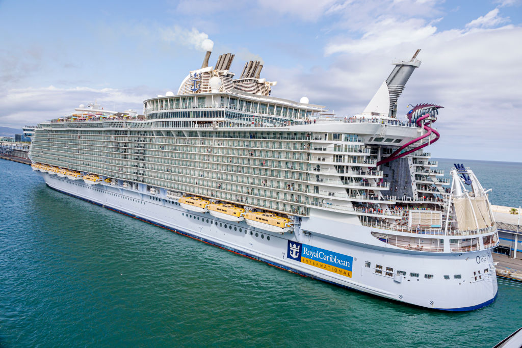 Barcelona, Spain, Catalonia, Mediterranean Sea, Port of Barcelona, Puerto de Barcelona, Royal Caribbean International Oasis of the Seas