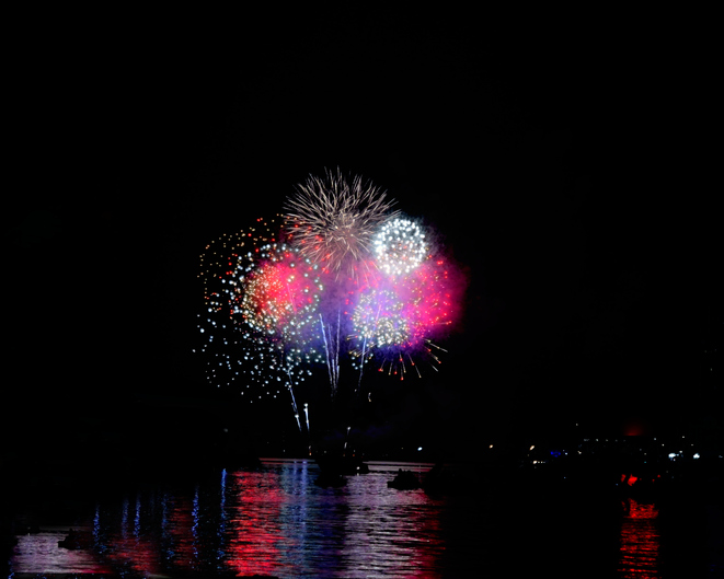Baltimore Inner Harbor Fireworks Finale