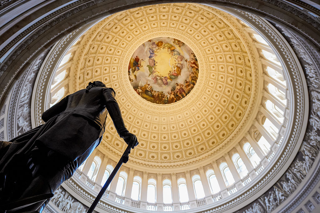 Congressional Lawmakers Continue Work On Funding Bill After Government Shuts Down